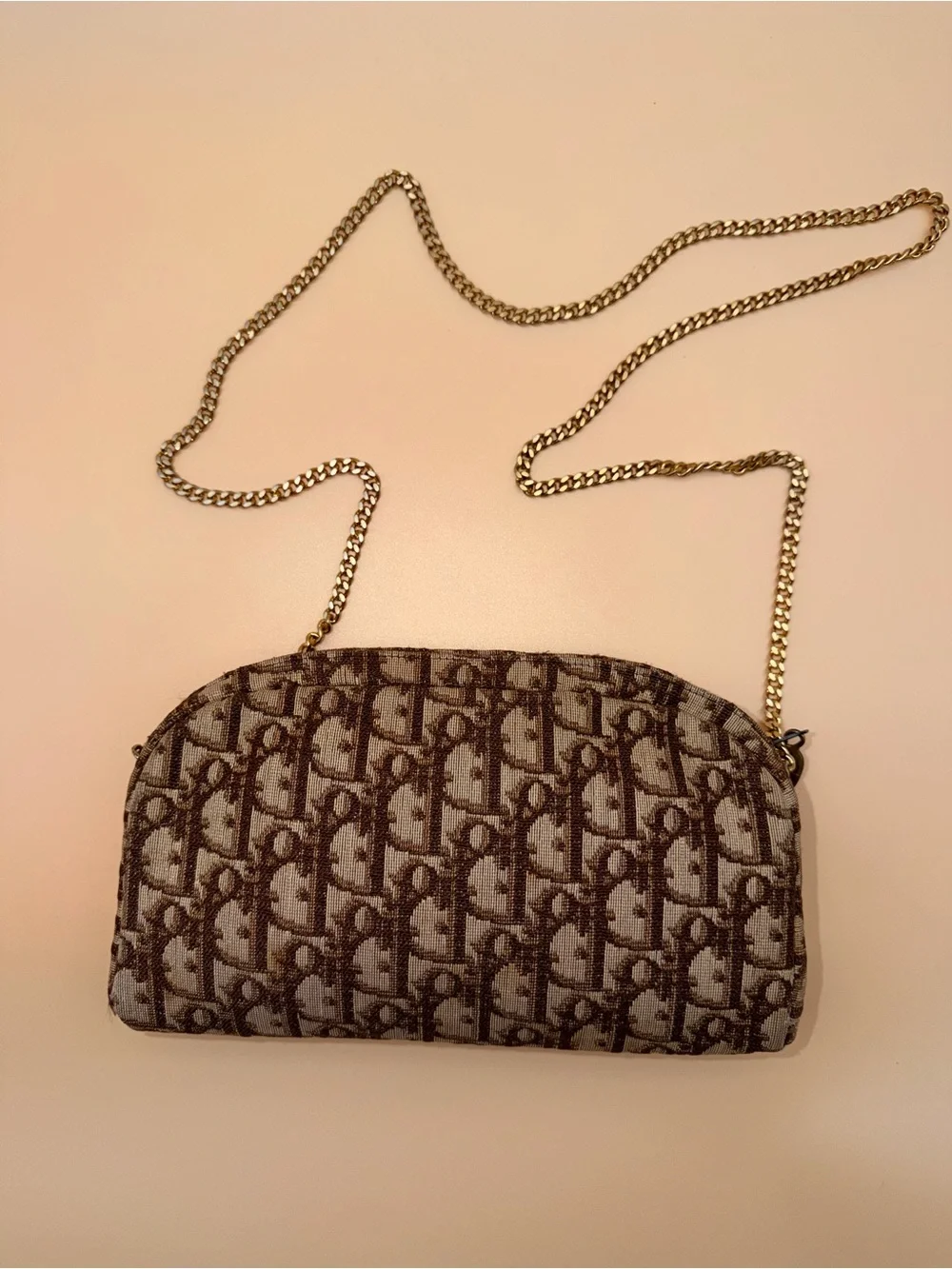 Authentic Vintage Christian Dior Trotter Tapestry Clutch / Crossbody